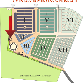 Brak mapy sektorowej